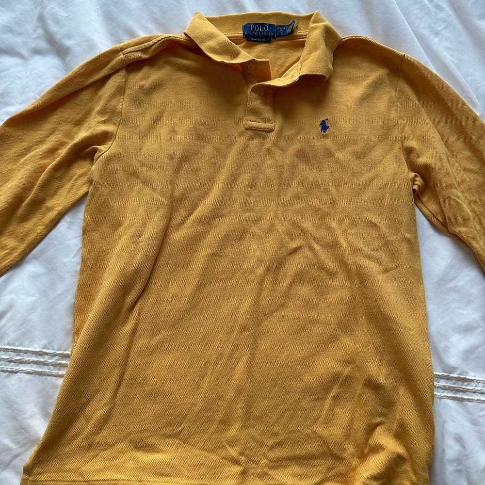 Polo by Ralph Lauren Yellow Classic Fit Polo